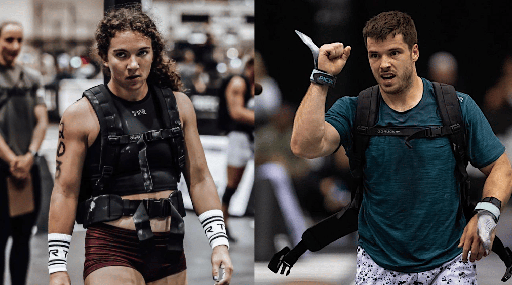 Emma Cary and Jeffrey Adler during 2023 North America East Semifinal