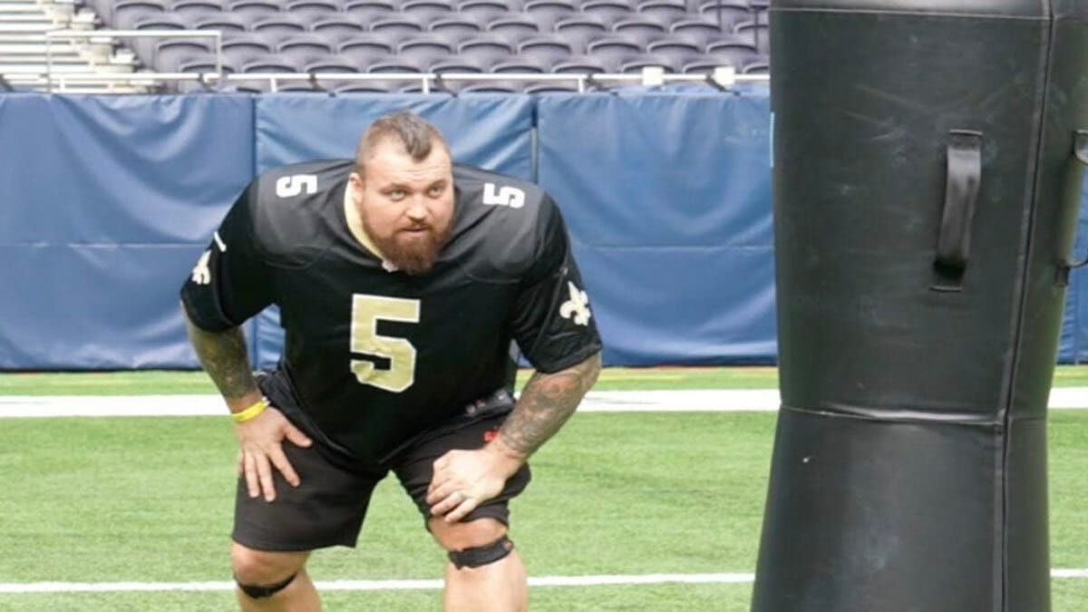 Eddie Hall NFL mock combine