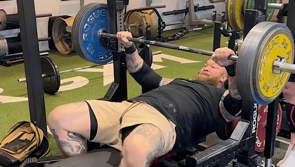 Hafthor Bjornsson Bench Press