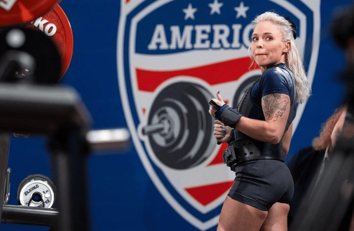 Heather Connor looks on during a competition