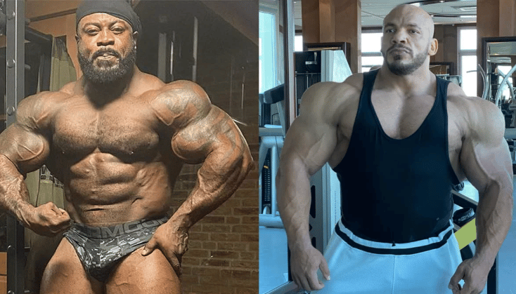 William Bonac and Big Ramy pose