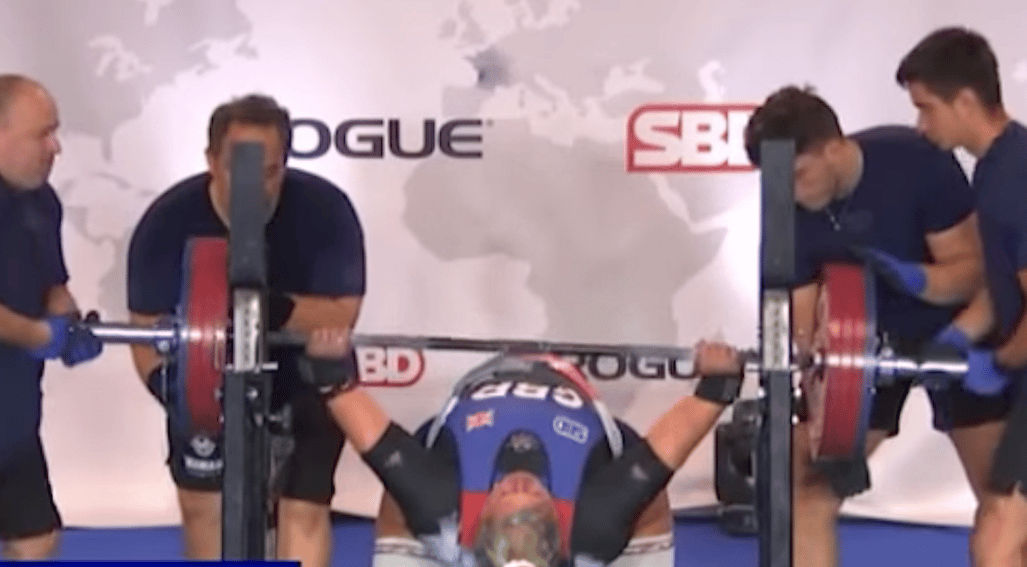 Kate Sweatman Bench Press British Record