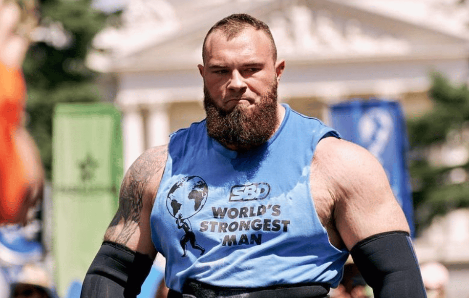 Oleksii Novikov 2022 World's Strongest Man Intimidating