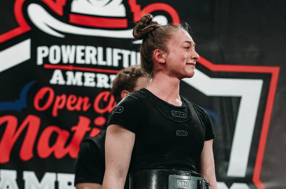 Natalie Richards after winning AMP Classic Open Nationals