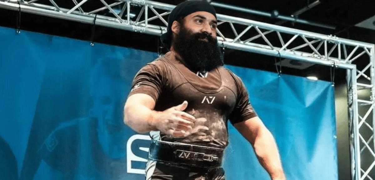 Inderraj Singh Dillon during the 2023 British Championships