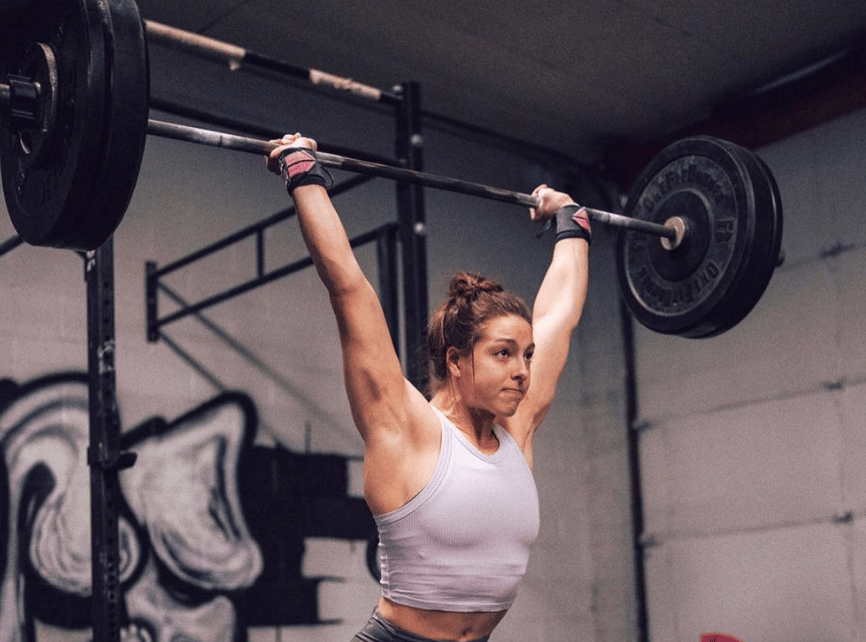Emma Lawson trains in May 2022
