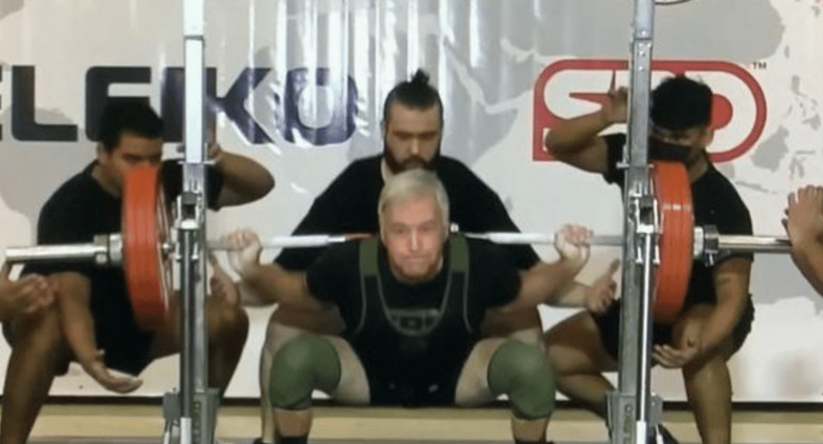John LaFlamme 93KG Squat Record August 2022