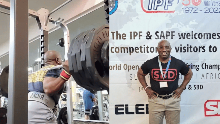 David Ricks squatting July 2022