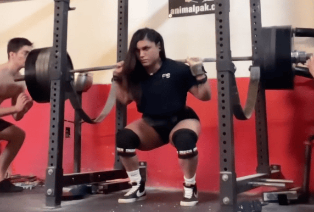 Kheycie Romero squat double PR September 2022