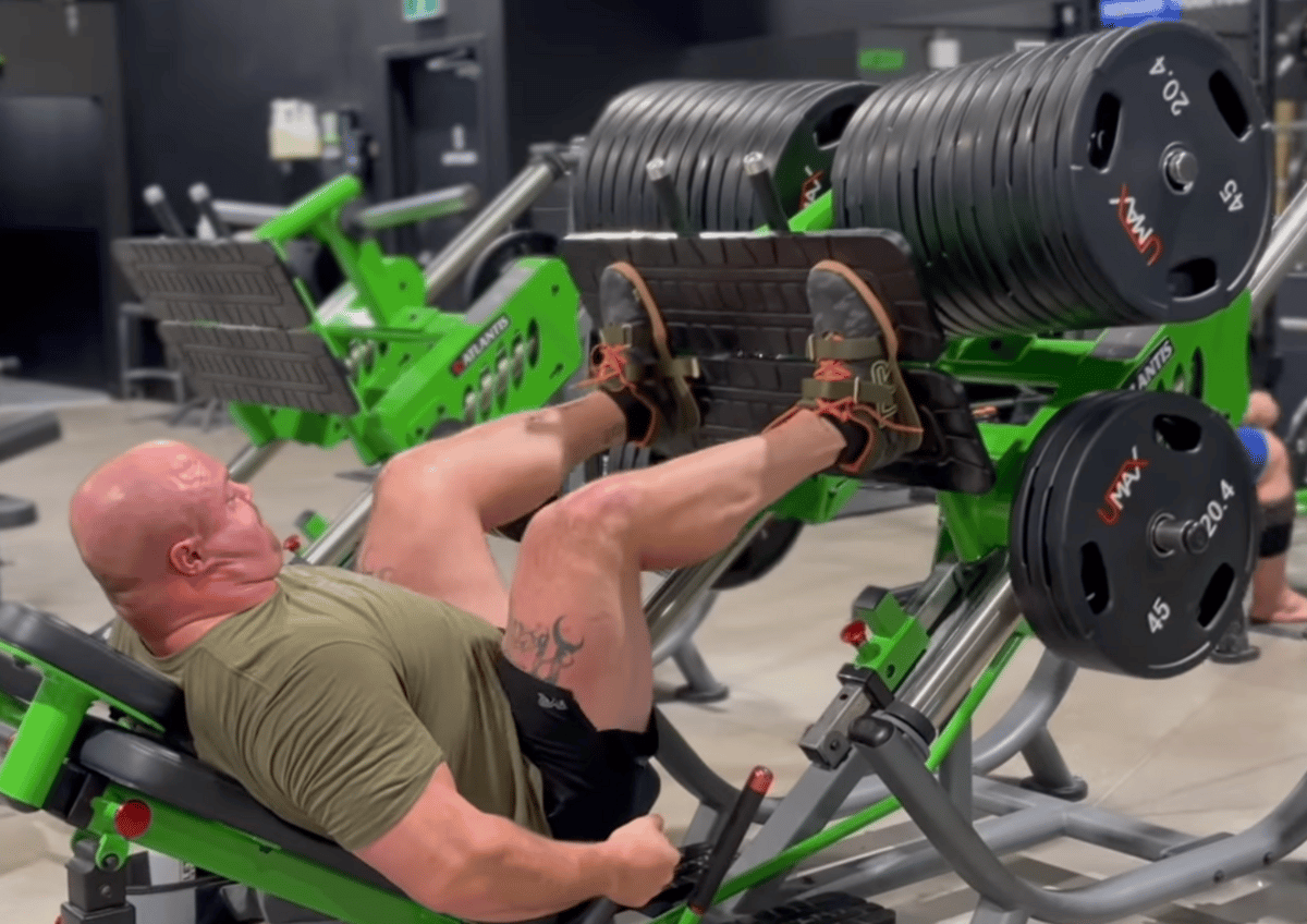 Mitchell Hooper February 2023 Leg Press