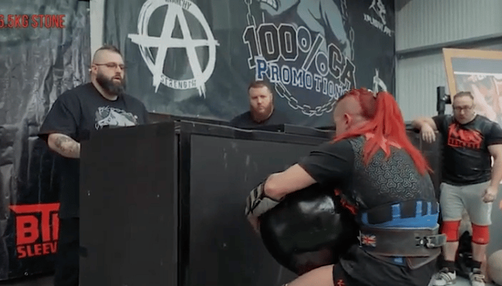 Rhianon Lovelace Atlas Stone World Record